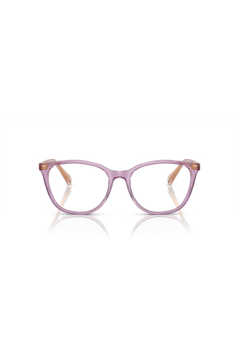 Vogue Women's Clear Purple Eyeglasses - 53mm Lens Size - Image 5